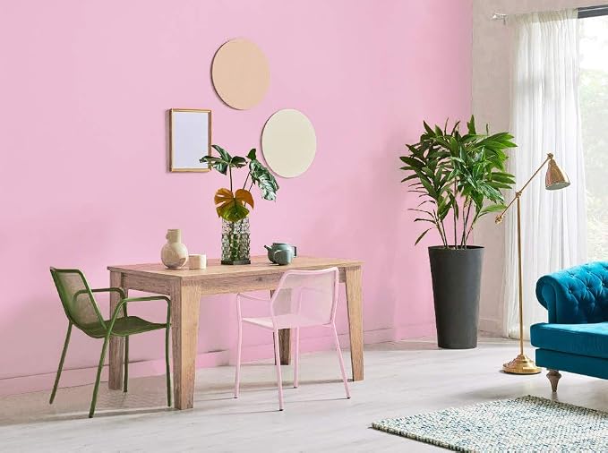 118"x17.7" Pink Peel and Stick Wallpaper Solid Color Contact Paper Self-Adhesive Removable Wallpaper for Wall Covering Cabinet Countertop Vinyl Roll - Image 5