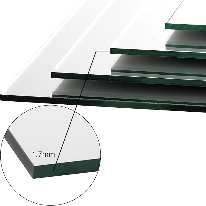 Set of 16 Square Mirrors for Centerpieces, 8 x 8 Inch Mirror Tray Candle Plate Wall Mounted Mirrors, Frameless Glass Mirror Tiles for Table Wedding Centerpieces, Party Decor, Crafts - Image 3