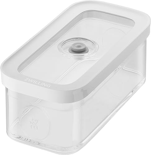 ZWILLING FRESH & SAVE CUBE Storage Container, Size M, Modular & Stackable Container, Airtight & Vacuum Storage, Dishwasher Safe, Transparent by Zwilling