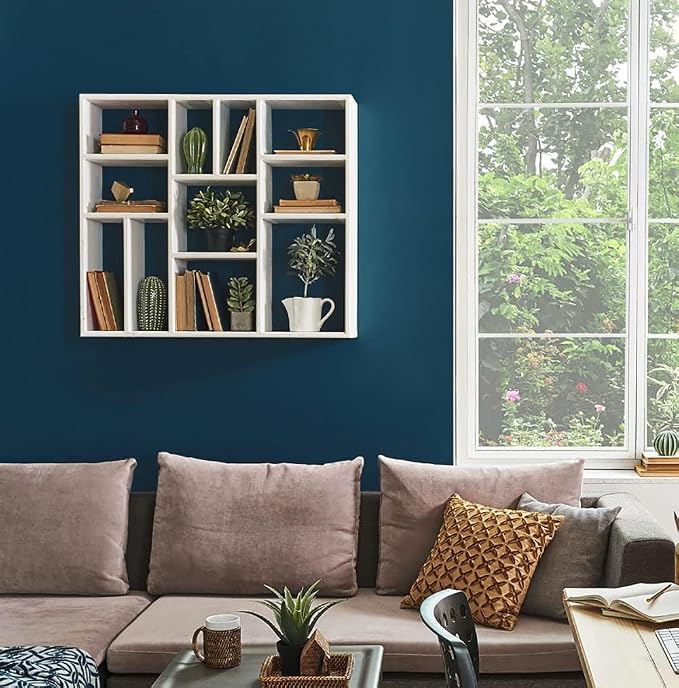 Safiyya 393"x17.7" Dark Blue Peel and Stick Wallpaper Blue Contact Paper Solid Color Removable Self Adhesive Wallpaper Decorative Vinyl Rolls for Wall - Image 3