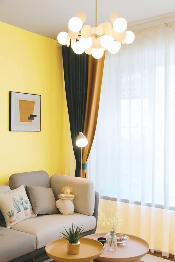 Dimoon 236''x17.7'' Yellow Peel and Stick Wallpaper Contact Paper Modern Self Adhesive Wall Paper Removable Renter Friendly Textured Solid Color Shelf Cabinet Vinyl Roll (236''x17.7'',Yellow) - Image 5