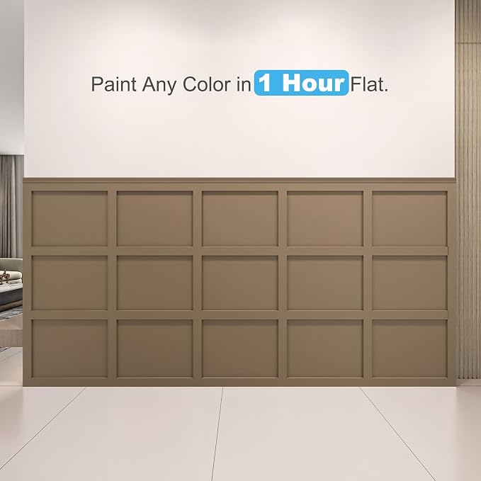 Art3d Pre-Cut Board and Batten Wainscoting Panel, Covers 10 ft, White | Polystyrene, Lightweight, Effortless Installation, Shock-Resistant, Long-Lasting, Ideal for Living Rooms, Bedrooms - Image 3