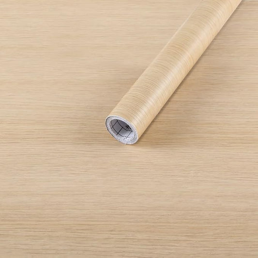 Arthome 33" x120" Peel and Stick Oak Wood Contact Paper Self-Adhesive Wall Paper,Decorative Vinyl Film for Countertop, Cabinets, Shelf, Drawer Liner,Easy to Clean Removable Wall Covering by ArthomeWALLDECOR