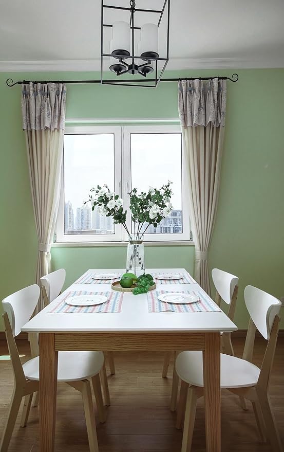 Safiyya 393"x17.7" Light Green Peel and Stick Wallpaper Green Solid Color Contact Paper Self Adhesive Contact Paper Decorative Wallpaper Vinyl Rolls for Wall - Image 5