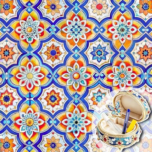 SOMWISE Rainbow Stained Glass Window Privacy Film,Heat Blocking Save Energy by somwise