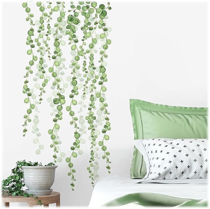 RoomMates RMK3903SCS String of Pearls Succulent Vine Peel and Stick Wall Decals - Image 3