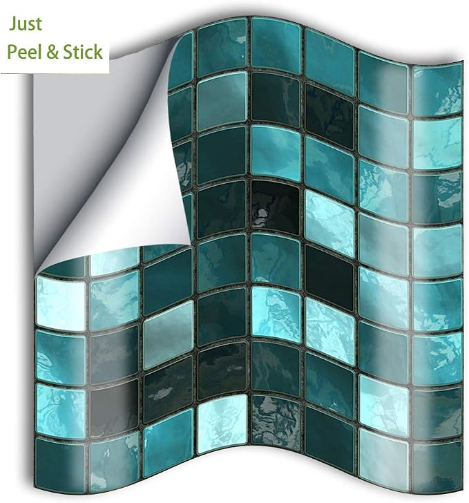 Alwayspon Peel and Stick Tile Decal, Water-Proof Backsplash Wall Sticker for Kitchen, Bathroom, 6x6inch - Image 8