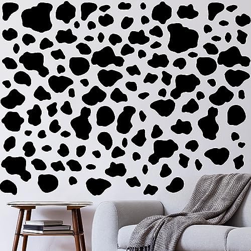 AOWDIAO 280 Pieces Cow Print Stickers Peel and Stick Vinyl Decals for Wall, Car, Laptop, Water Bottle & Home Decor - Image 5