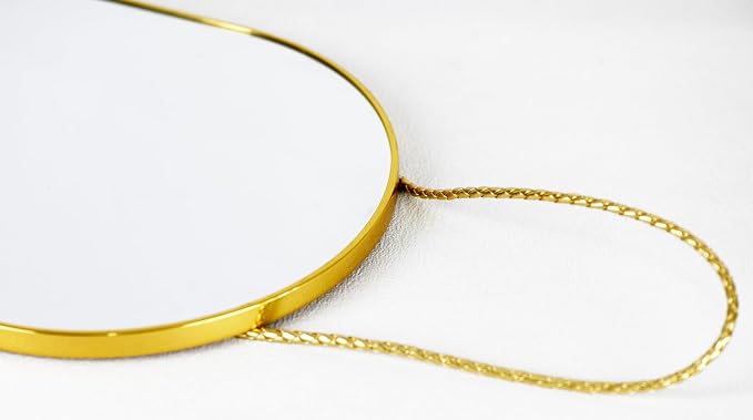 YCHMIR Oval Wall Mirror, Gold, Oval Shape - Image 7