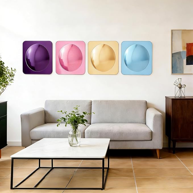 Sensory Bubble Wall Mirror, Interactive Acrylic Bubble Mirror, Sensory Classroom Calming Corner Items Decor - Sensory Room Have Visual, Tactile Stimulation (1, Silver) - Image 4