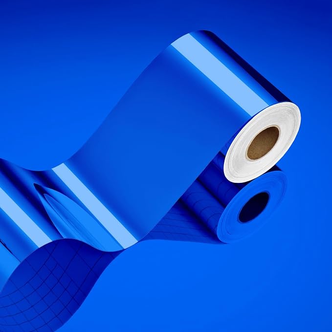 WESTICK Glossy Blue Mirror Border Peel and Stick for Bathroom Waterproof Mirror Frame Border 394"x4" Removable Repair Blue Frame Tape Molding Trim for DIY Home Decoration Kitchen Living Room by WESTICK