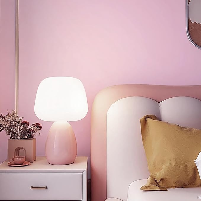 Yasinet 17.71" X 118" Pink Wallpaper Solid Color Peel and Stick Wallpaper Pink Contact Pape Modern Removable Self Adhesive Wall Paper for Badroom Covering Cabinet Countertop Vinyl Roll - Image 9
