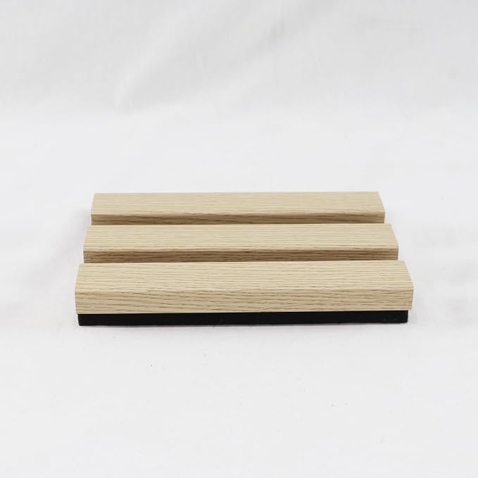 Wood Panel for Wall, 5.9"x4.7" Acoustic Panels for Interior Wall Decor | Soundproof Wood Slat Wall Panels for Living Room, Bedroom, White Oak Sample - Image 6