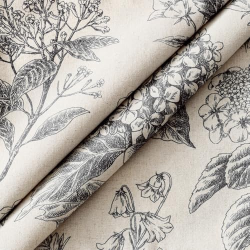 Set of 2 Decorative Floral Pillow Covers 20x20 Inch Black - Image 2