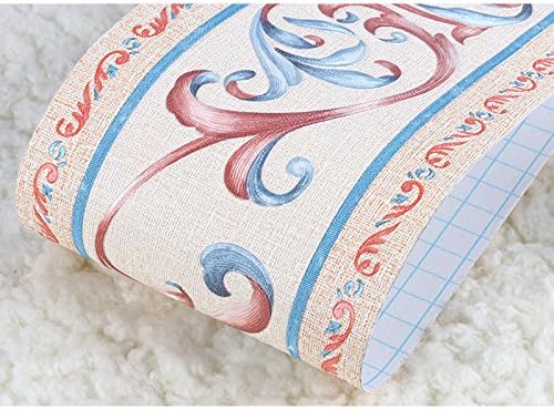 Creation Core 4.2x196.8 Waterproof Wallpaper Border 3D Pattern Wall Decor Removable Self Adhesive Kitchen Bathroom Tiles Stciker, Iris Yellow - Image 3