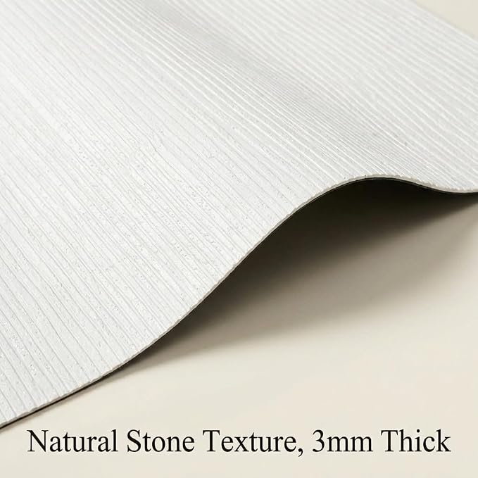 3D Wall Panels Peel and Stick – 15.74" x 236" PVC Faux Texture Wall Covering, Self Adhesive Waterproof DIY Accent Wall for Living Room, Bedroom, Sofa Background & Kitchen Backsplash, Covers 25.8 sq.ft - Image 5