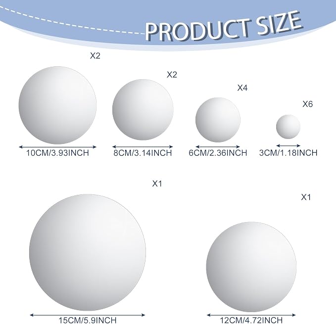 Jetec 16 Pcs 28 Pcs Round Glass Mirror Tiles for Wall - Image 2