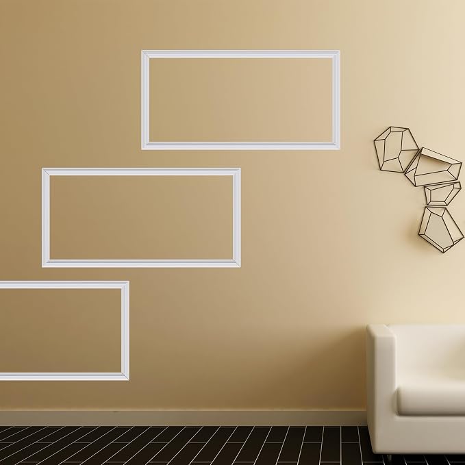 3 Set Panels Peel and Stick Premade Wainscoting Accent Wall Panels for Interior Wall Decor Easy DIY Build and Picture Frame Door Decor (16 x 24 in) - Image 8