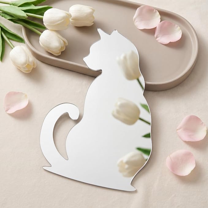 Cat Mirror for Wall Acrylic Non-Glass Unbreakable, Classic - Image 5