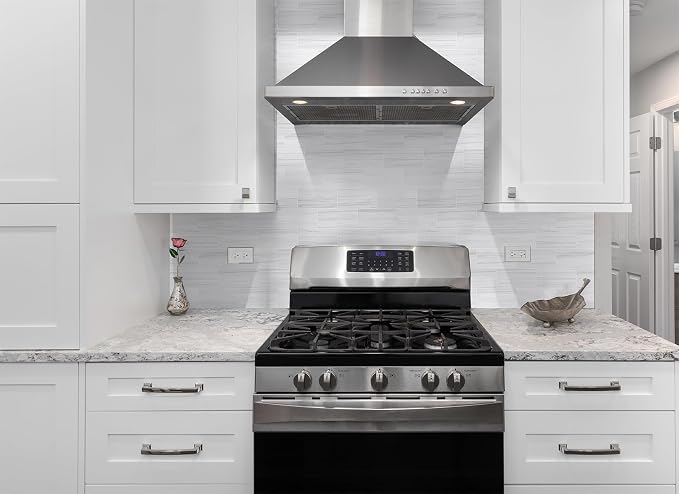 StyloVue 4 Pieces Peel and Stick Backsplash for Kitchen, 3" x 6" PVC Subway Tile 2026 Upgraded Dolomite Star Gray Backsplash Stick on Tile Elevate Kitchen Fireplace RV - Image 8