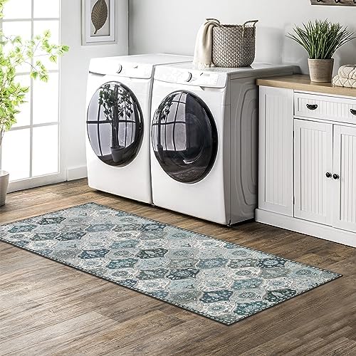 Lahome Moroccan Kitchen Runner Rug, 2x5 Washable Hallway Runner Non Slip - Image 5