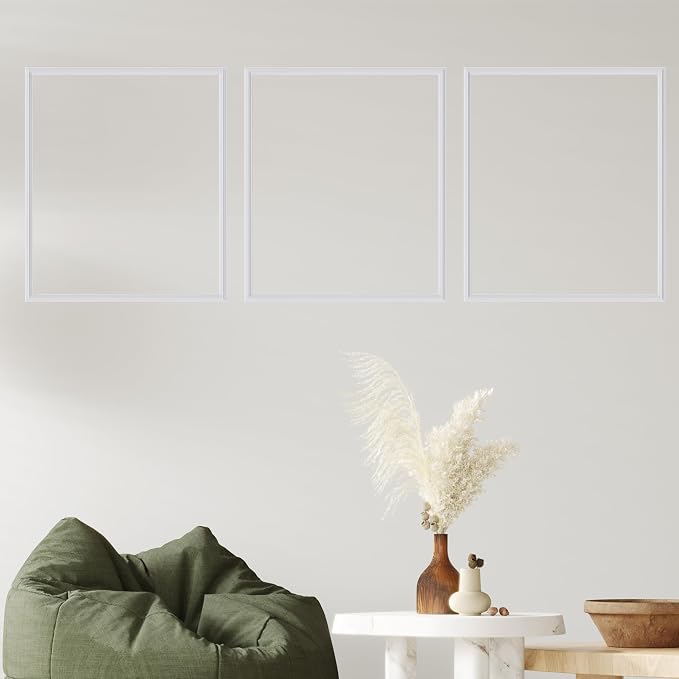 3 Set Panels Peel and Stick Premade Wainscoting Accent Wall Panels for Interior Wall Decor Easy DIY Build and Picture Frame Door Decor (24 x 28 in) - Image 6