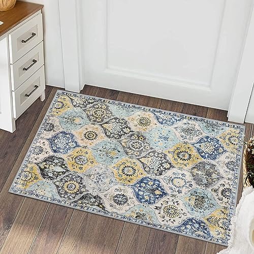 Lahome Moroccan Kitchen Rugs Non Slip Washable, 2x3 Rugs for Entryway - Image 6