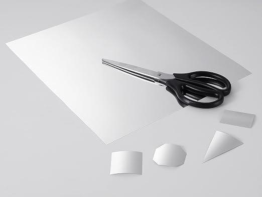 Decotalk Adhesive Mirror Sticker, 12"x590" Mirror Sheet for Crafts, Reflective Mirrors Wallpaper Peel and Stick, Soft Mirrors Sticker Self Adhesive, Flexible Reflective Sheets Decals Non-Glass - Image 3