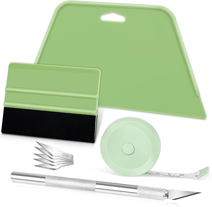 WRAPXPERT Wallpaper Tools, Wallpaper Kit Smoothing Tools for Peel and Stick, Wallpaper Installation Kits for Wallpaper Hanging, Contact Paper, Bathroom, Vinyl Backsplash Tile, Window Film Applying by WRAPXPERT