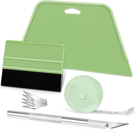 WRAPXPERT Wallpaper Tools, Wallpaper Kit Smoothing Tools for Peel and Stick, Wallpaper Installation Kits for Wallpaper Hanging, Contact Paper, Bathroom, Vinyl Backsplash Tile, Window Film Applying by WRAPXPERT