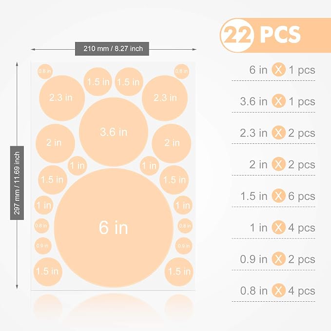 Zonon 264 Pcs Polka Dot Wall Stickers, Colorful Peel and Stick Kids Room | Watercolor Dots Decor, Removable Vinyl Decals for Nursery Playroom Classroom, Reusable Circle Stickers, Candy Colors - Image 2