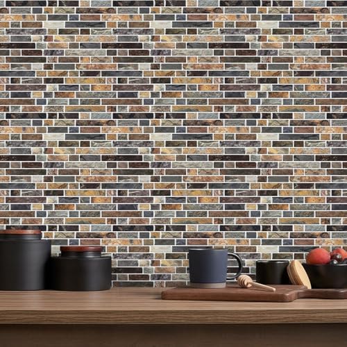 STICKGOO Peel and Stick Wall Tile Self-Adhesive Backsplash Thicker Design - Image 2