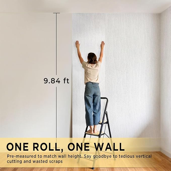 Thick Foam Peel and Stick Wall Covering Roll 15.7” x 118” – 2.5mm, Quick Renewal Cover for Old Wall, Self Adhesive Wallpaper for TV Background, Living Room - Image 5