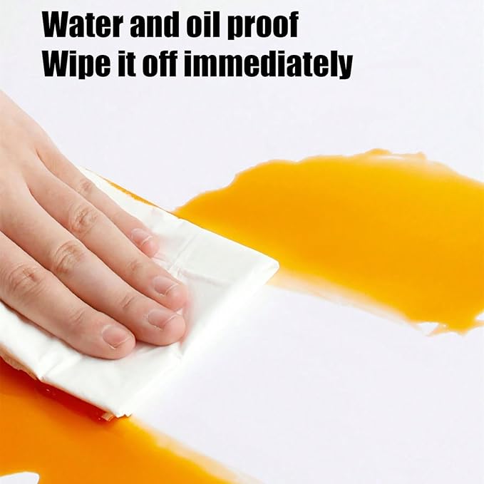Chejiaye 22pcs Marble Peel and Stick Backsplash Waterproof Washroom Wall Panels, Peel and Stick Tile, PVC Foam Wall Panels for Kitchen,Bathroom,Living Room,White and Grey(Not Real Tile,11.8" x 11.8") - Image 8