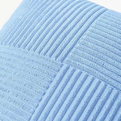 MIULEE Light Blue Decorative Throw Pillow Covers for Couch 18x18 Inch - Image 2