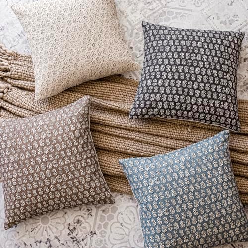 Foindtower Long Floral Print Lumbar Throw Pillow Covers 14×36 Inch,Brown - Image 6