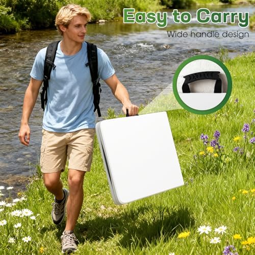 FDW | 6FT Folding Table | White | Portable Plastic Table - Image 7