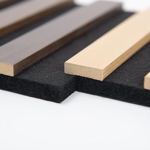 Art3d Wood Slat Panels, Soundproof Drop Ceiling, 4 Multi-Color, Sample Pack | Crack-Resistant, Scratch-Resistant, Eco-Friendly, Durable, Grid Compatible, Ideal for Living Room, Bedroom & Home DIY Upgrade - Image 5