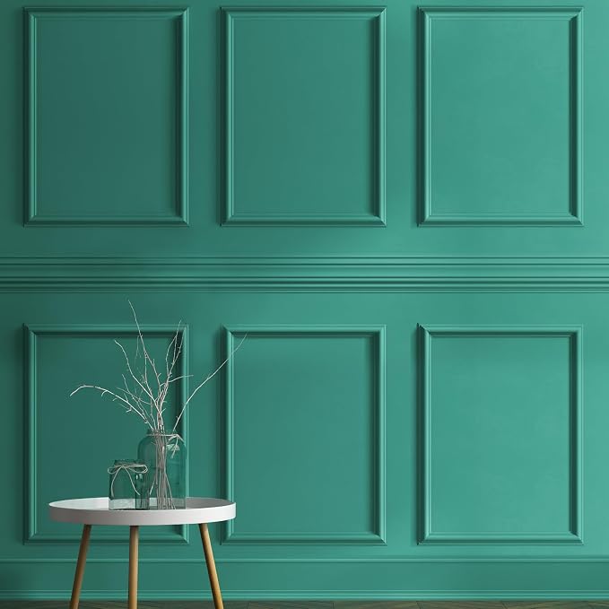 Colingmill Accent Wall Molding Kit Premade Panel,6set,16x24in | Wainscoting Panels, Peel and Stick, Wall Moulding, 3D, White, Pre Cut Picture Frame Trim, for Walls Home Decoration - Image 2