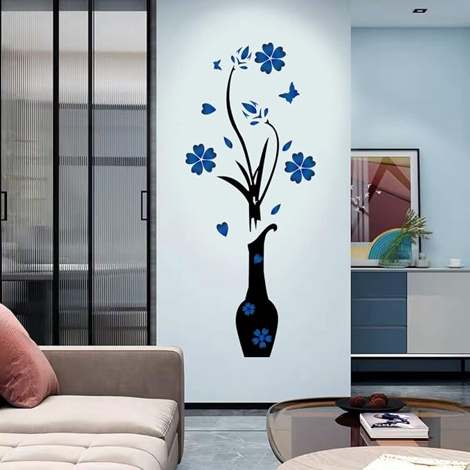 Family Wall Sticker Decals: Inspirational Quote Vase Art Vinyl Lettering Saying for Living Room, Bedroom & Dining Room Decor - Image 2