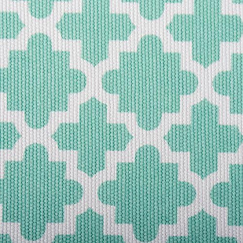 DII Hard Sided Collapsible Fabric Storage Container for Nursery, Offices, & Home Organization, (13x13x13) - Lattice Aqua - Image 2