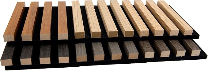 Art3d Soundproof Wood Slat Wall Panel, 6 x 4.7 in, 6 Sample Packs - 6 Colors | Reduce Noise, Durable, Sustainable, Moisture Resistant, Easy Mounting, Low Maintenance, Long Lasting, Home Decor, Office Use - Image 3