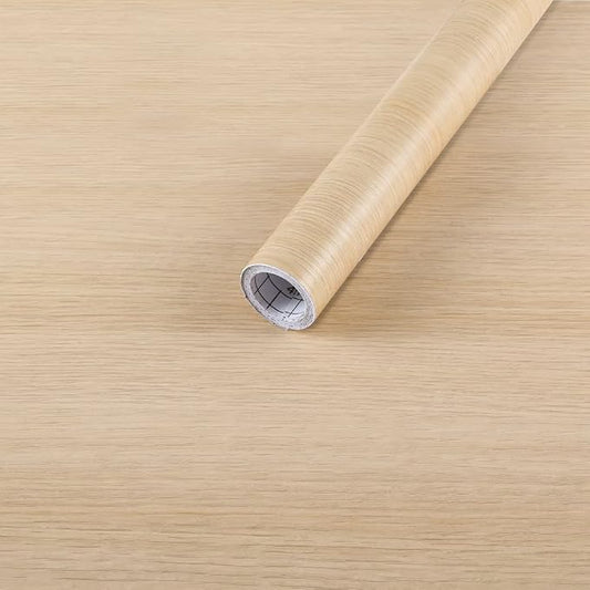 Arthome 16.5" x240"Peel and Stick Oak Wood Contact Paper Self-Adhesive Wall Paper,Decorative Vinyl Film for Countertop, Cabinets, Shelf, Drawer Liner,Easy to Clean Removable Wall Covering by ArthomeWALLDECOR
