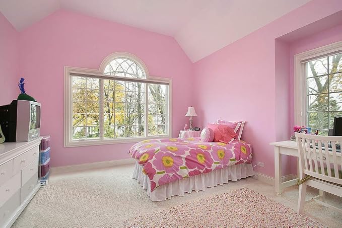 197"x17.7" Pink Wallpaper Solid Color Peel and Stick Wallpaper Pink Contact Paper Self-Adhesive Removable Wall Paper for Wall Covering Cabinet Countertop Vinyl Roll - Image 8