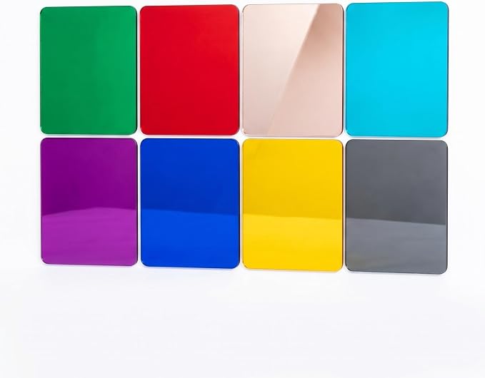 8-piece set of multicolor sensory wall mirrors, acrylic colorful interactive mirrors, perfect for kids' classrooms and sensory rooms, offering visual and tactile stimulation as wall decor - Image 7