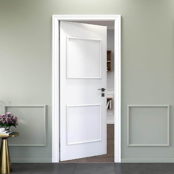 Peel and Stick Wall Molding, 4 Set 20" x 20" Premade Wainscoting Panels | Ready-to-Assemble Wall panel Kit, Paintable Molding Trim Decor for Living Room Bedroom Hallway Kitchen Island - Image 8