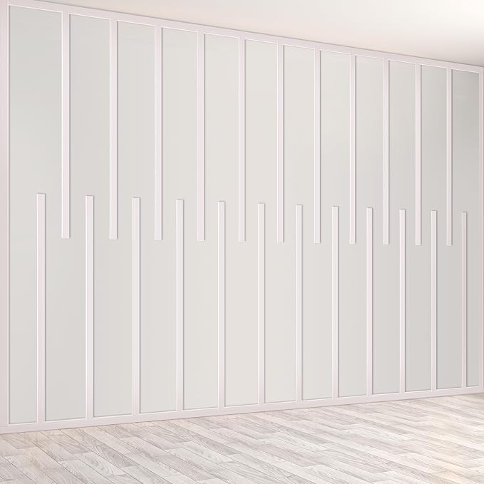 Pangda Peel and Stick Wall Molding Kit,Classic Style | Wall Molding Kit, Living Area Decor, Premade Wainscoting Panels Accent Panel for Home, Office, Hallway, Dining Room - Image 7