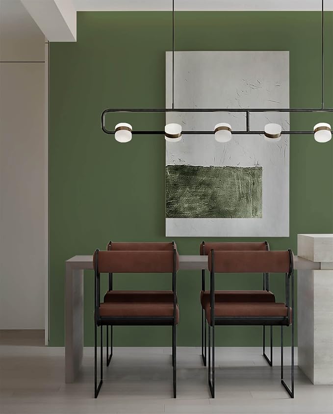 Dimoon 236''x15.7'' Green Skin Peel and Stick Wallpaper Contact Paper Modern Self Adhesive Wall Paper Removable Renter Friendly Textured Solid Color Vinyl Roll (236''x15.7'',Dark Green Skin) - Image 8