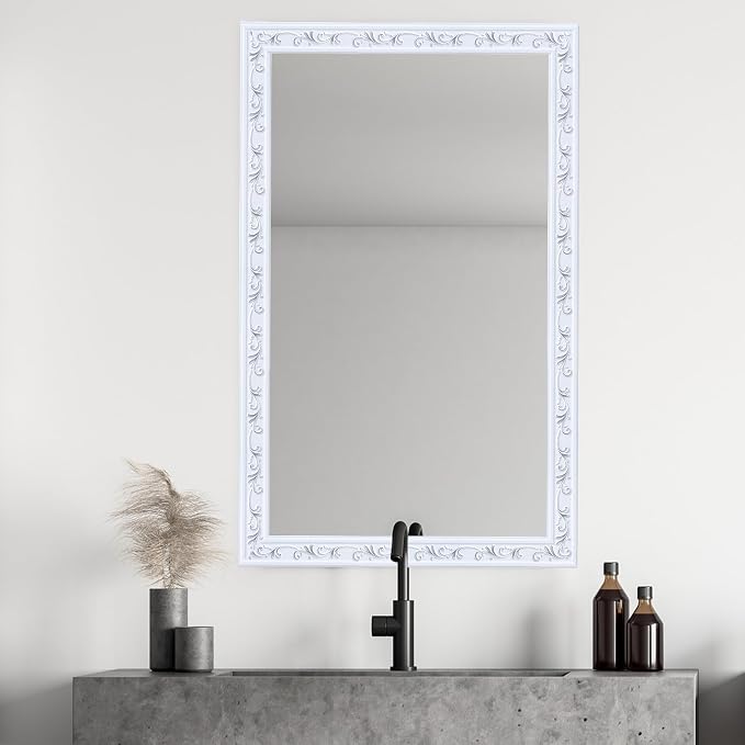White Silver Peel and Stick Crown Molding Trim, 13.1 ft X 1.8" - Image 7