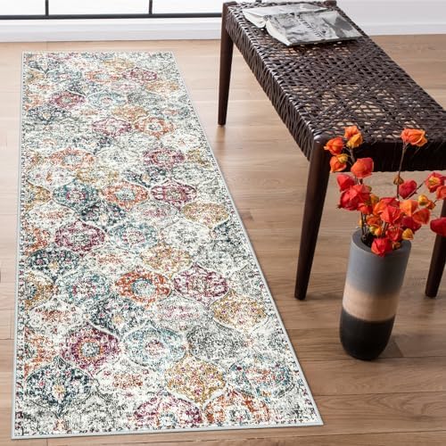 Lahome Moroccan Hallway Rug, 2'5''x8' Soft Washable Kitchen Runner Rugs by Lahome